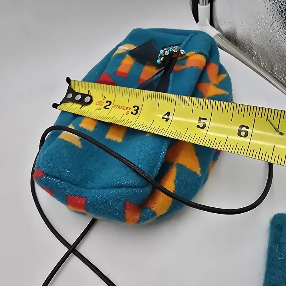 Upcycled Handmade Pendleton Crossbody Bag Purse Native Aztec Southwest Navajo